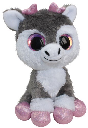 Lumo Stars peluche renne Poro 42cm - grande peluche rose