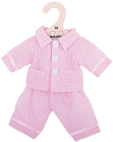 BigJigs pyjama poupée rose - moyen - vêtement de nuit pour poupée bébé