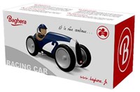 Baghera voiture jouet - voiture de course rétro bleue - mini voiture métal-2