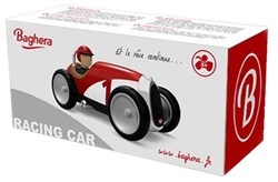 Baghera voiture jouet - voiture de course rétro rouge - mini voiture pour enfants