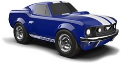 Baghera voiture jouet Ford Mustang bleu - voiture miniature vintage