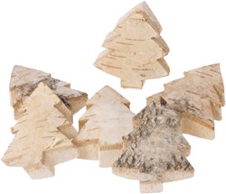 Eduplay tranches de bois jouet nature lot de 6 - éducatif