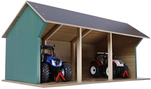 Kids GLOBE grange jouet en bois ferme 1:32 pour tracteurs-2