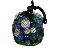 Billes en verre jeu amusant 500 grammes filet coloré-2