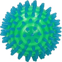 Balle rebondissante Spikey avec lumière - Jouet balle à pointes lumineuse-3