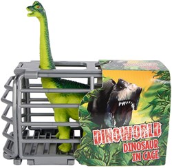 Figurine dinosaure en cage - jouet dino - jouet éducatif