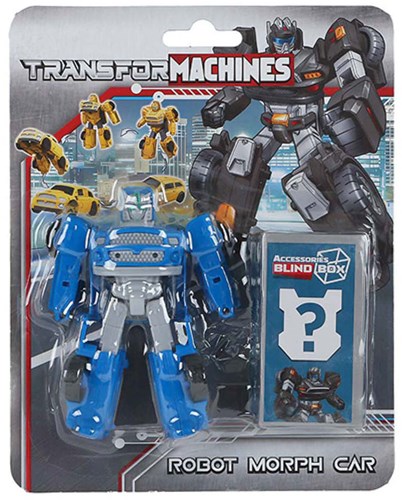 Jouet Voiture Robot - Transformachines - 9,5cm - Multicolore-2