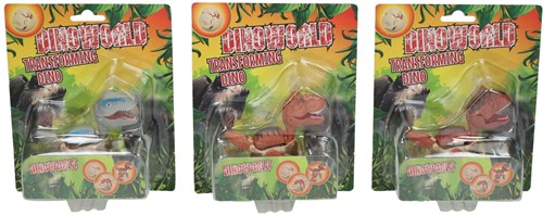 Figurine dinosaure transformable de DinoWorld - jouet dinosaure
