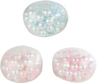 Balle antistress crépitante perles jouet multicolore 9,5cm balle anti-stress