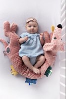 Mom's Care SOFT BABY TOYS Sensory Dachshund Toy pink 4