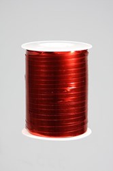 Ruban à friser rouge métallisé 10 mm 12100