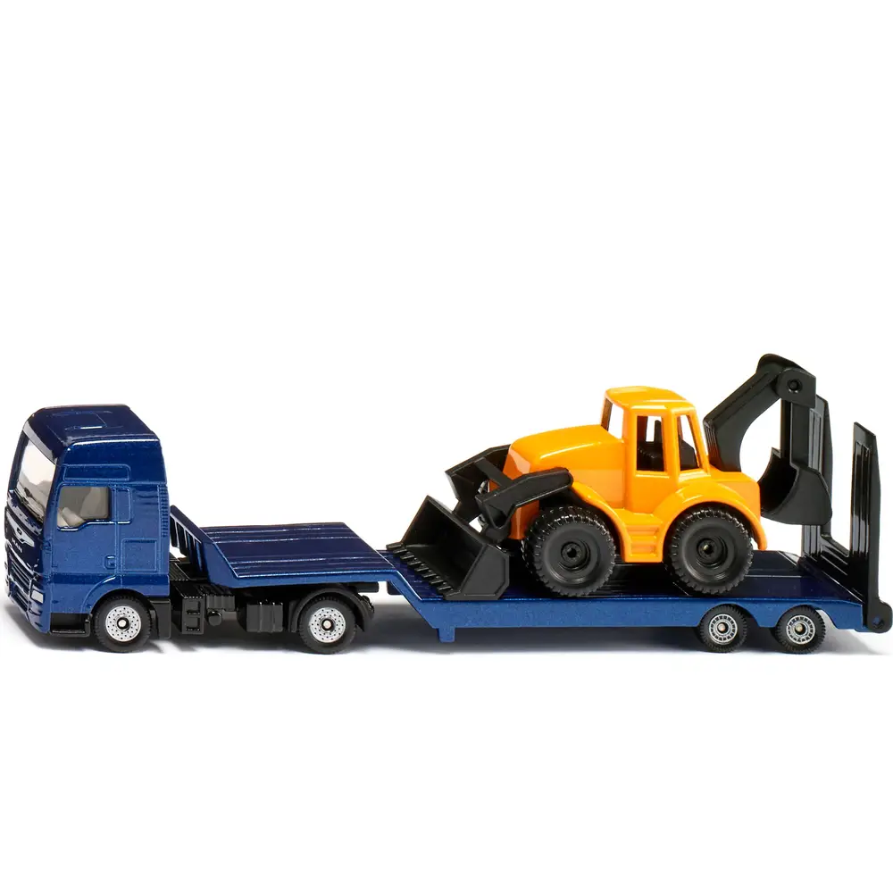 Siku camion MAN jouet avec pelleteuse - véhicule de chantier