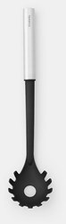 Brabantia cuillère à spaghetti noire - ustensile cuisine inox cuillère à pâtes