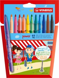 STABILO Power stylo-feutre Moyen Multicolore 12 pièce(s)