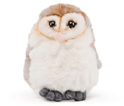 Living Nature peluche SMOLS Barn Owl jouet chouette en peluche