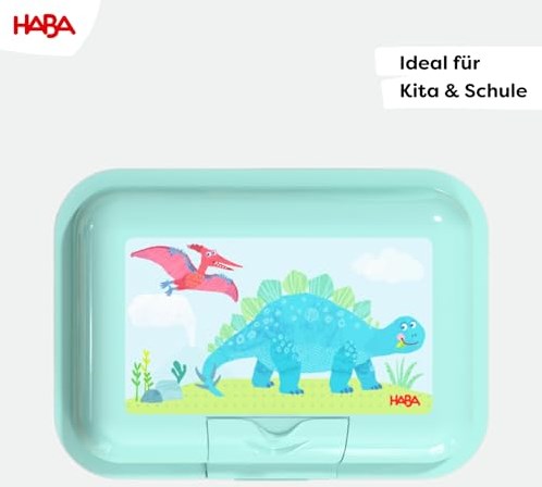 Haba boîte à déjeuner dinosaure - boîte à goûter enfants - multicolore-3