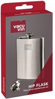 Vacu Vin flasque en acier inoxydable argent 240ml - gourde pour adultes-2