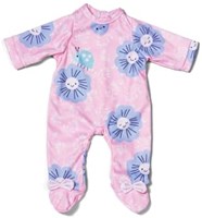 Baby Annabell vêtement poupée grenouillère rose 43cm fleuri-2