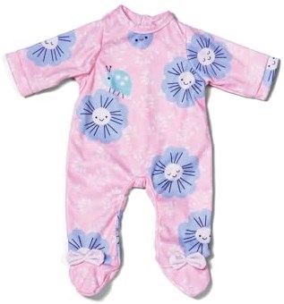 Baby Annabell vêtement poupée grenouillère rose 43cm fleuri-2