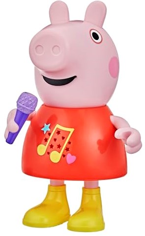 Hasbro Peppa Pig poupée peluche parlante et chantante - jouet interactif
