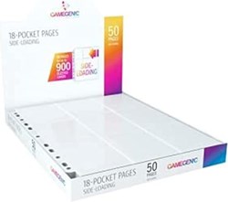 Gamegenic classeur à cartes Sideloading 18 pochettes blanc 50 pièces