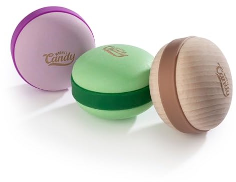 Wobbel jouet en bois Candy Macarons Malibu set d'équilibre pour enfants-3