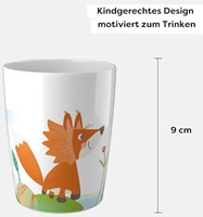 Haba gobelet forêt - gobelet enfant mélamine animaux de la forêt sans BPA-2