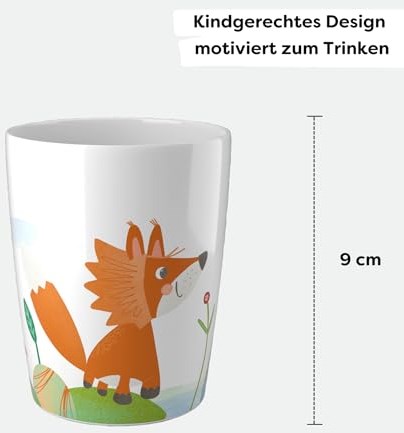 Haba gobelet forêt - gobelet enfant mélamine animaux de la forêt sans BPA-2