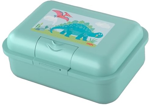 Haba boîte à déjeuner dinosaure - boîte à goûter enfants - multicolore