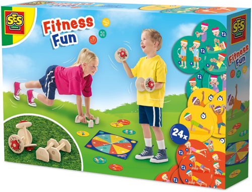 SES set de jouets fitness pour enfants - jeu de sport et d'équilibre