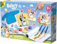 SES Bluey set de créations à la peinture au doigt - kit créatif pour enfants