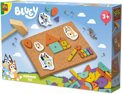 Ses Bluey set de marteau jouet - construction créative pour enfants