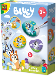 Ses Bluey kit de peinture sur pierres avec autocollants pour enfants
