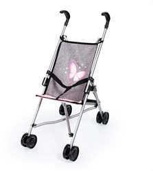 Bayer Chic 2000 poussette pour poupée grise - landau solide pour poupées