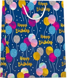 Design Group sac cadeau papier Balloons taille L fête