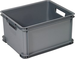 Curver boîte de rangement Unibox Classic L argent 43x35x24cm empilable
