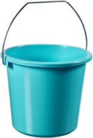 Curver seau plastique 5L molokai bleu avec anse en acier