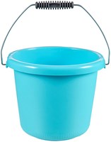 Curver seau plastique 5 litres bleu avec poignée et graduation