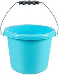 Curver seau plastique 5 litres bleu avec poignée et graduation