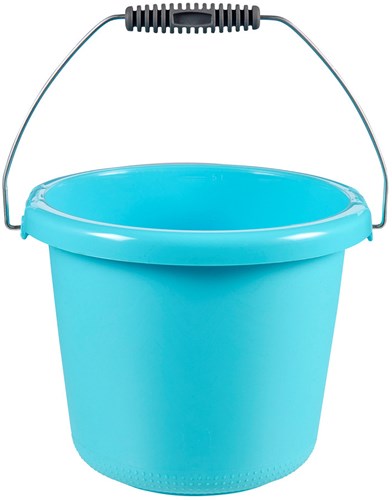 Curver seau plastique 5 litres bleu avec poignée et graduation
