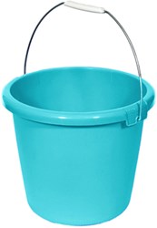 Curver seau plastique 10 litres bleu molokai avec poignée