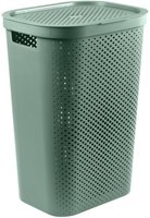 Curver bac à linge Infinity dots 60L vert - plastique recyclé