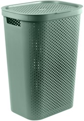 Curver bac à linge Infinity dots 60L vert - plastique recyclé