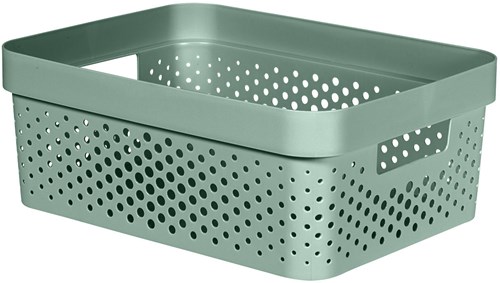 Curver Infinity Opbergbox dots 17L - groen
