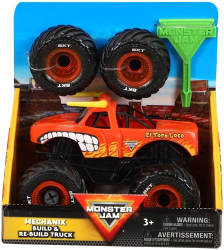 Hot Wheels jouet monster truck Monster Jam Mechanix El Toro Loco 1:32