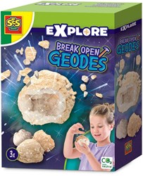 Ses coffret géodes - découvre des cristaux dans de vraies pierres