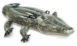 Intex jouet de piscine crocodile gonflable 170x86 cm réaliste