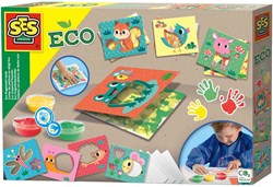 Ses cartes de peinture au doigt Eco - set créatif pour enfants - peinture respectueuse de l'environnement
