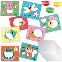 Ses cartes de peinture au doigt Eco - set créatif pour enfants - peinture respectueuse de l'environnement-2