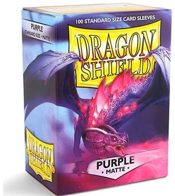 Dragon Shield protège-cartes mat violet 100 pièces cartes à collectionner-2
